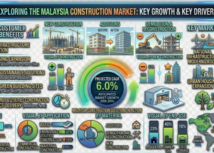 Building the Future: How Malaysia’s Construction Market Is Doubling Its Way to USD 67.2 Billion by 2035